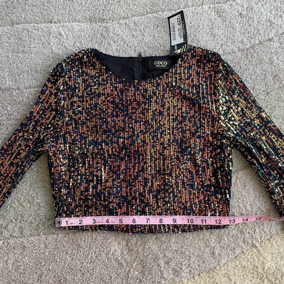 Multicolored Sequin Two-Piece Set from Coco Milano - Picture 13 of 17